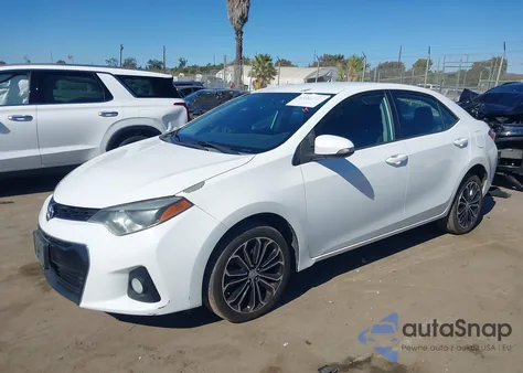 2016 Toyota Corolla S Plus из США, поврежденный, VIN 5YFBURHE4GP555728